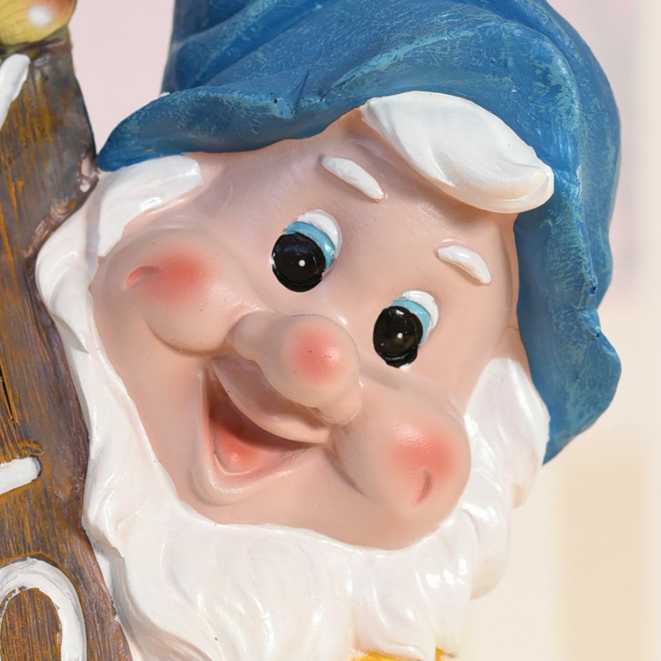 ガーデニング オブジェ ウェルカムドワーフ ブルー 画像8