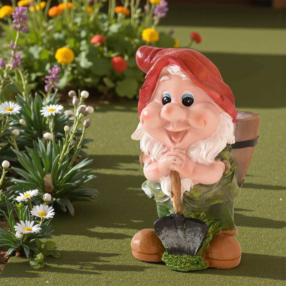 ガーデニング オブジェ ミニ 働き者のドワーフ 画像3