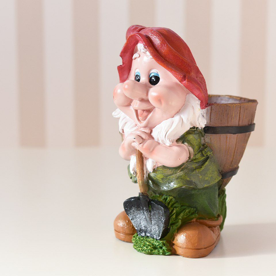 ガーデニング オブジェ ミニ 働き者のドワーフ 画像12