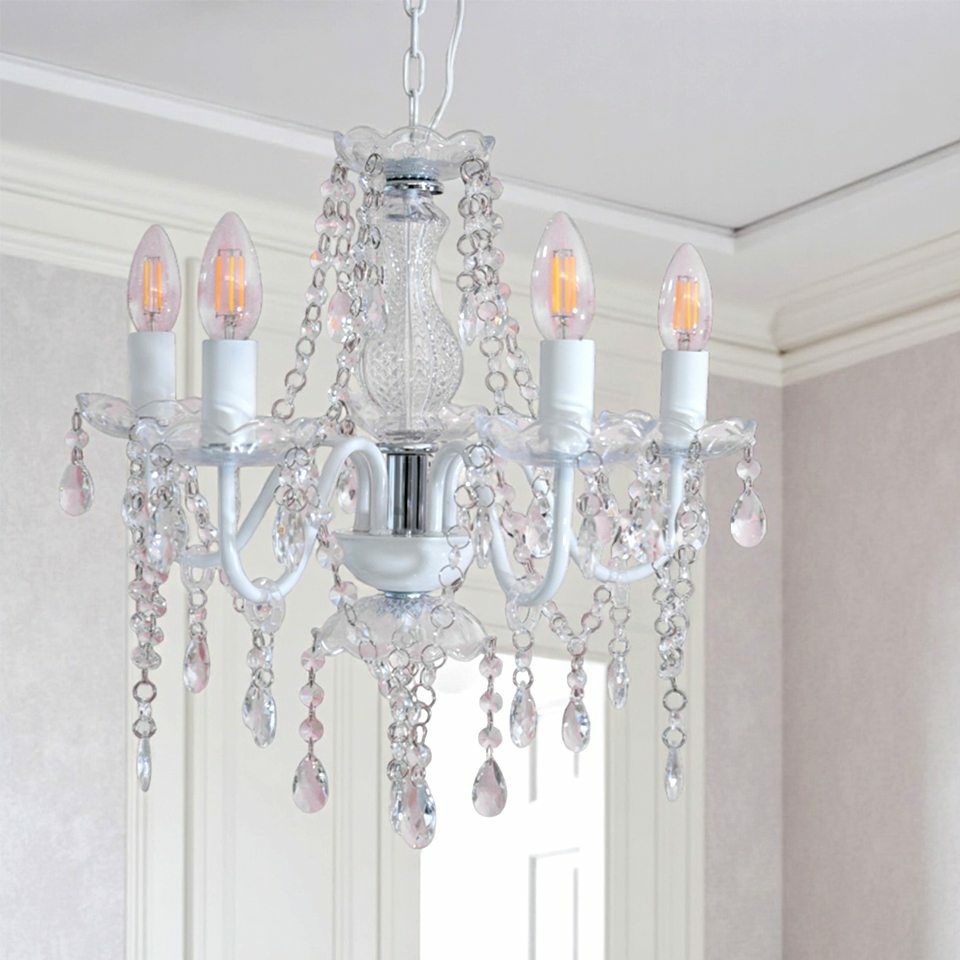 ロココ調 シャンデリア 5灯 ホワイト 画像8