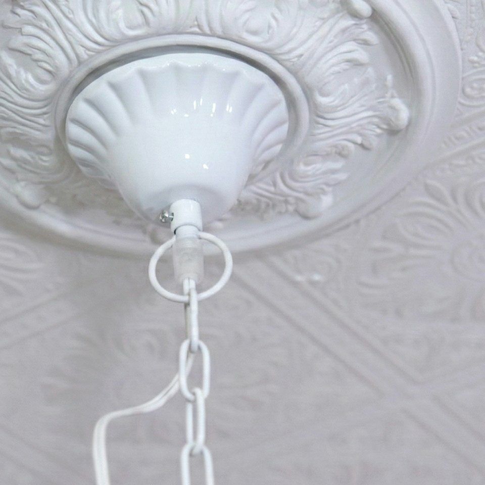 ロココ調 シャンデリア 5灯 ホワイト 画像12